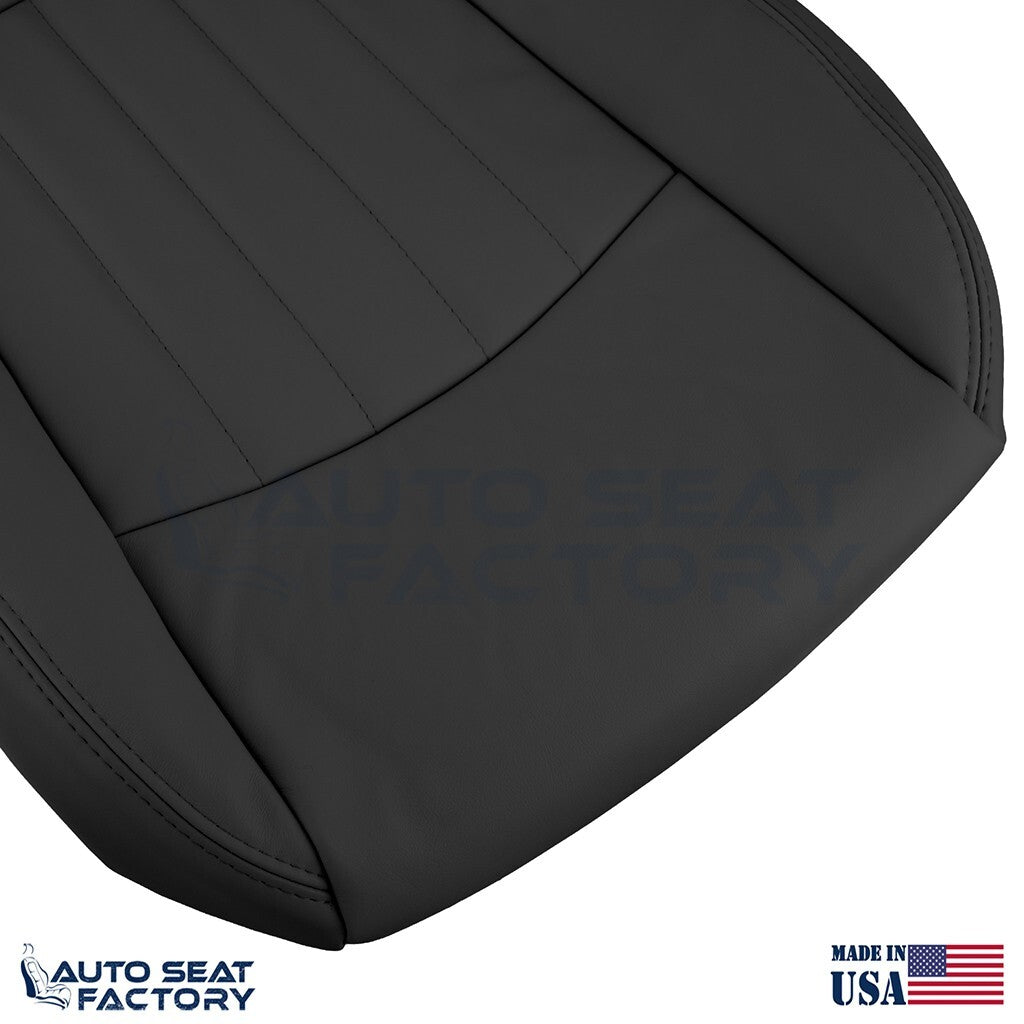 2014 - 2017 Fits Infiniti QX50 LEFT & RIGHT Bottom Black Vinyl Seat Covers