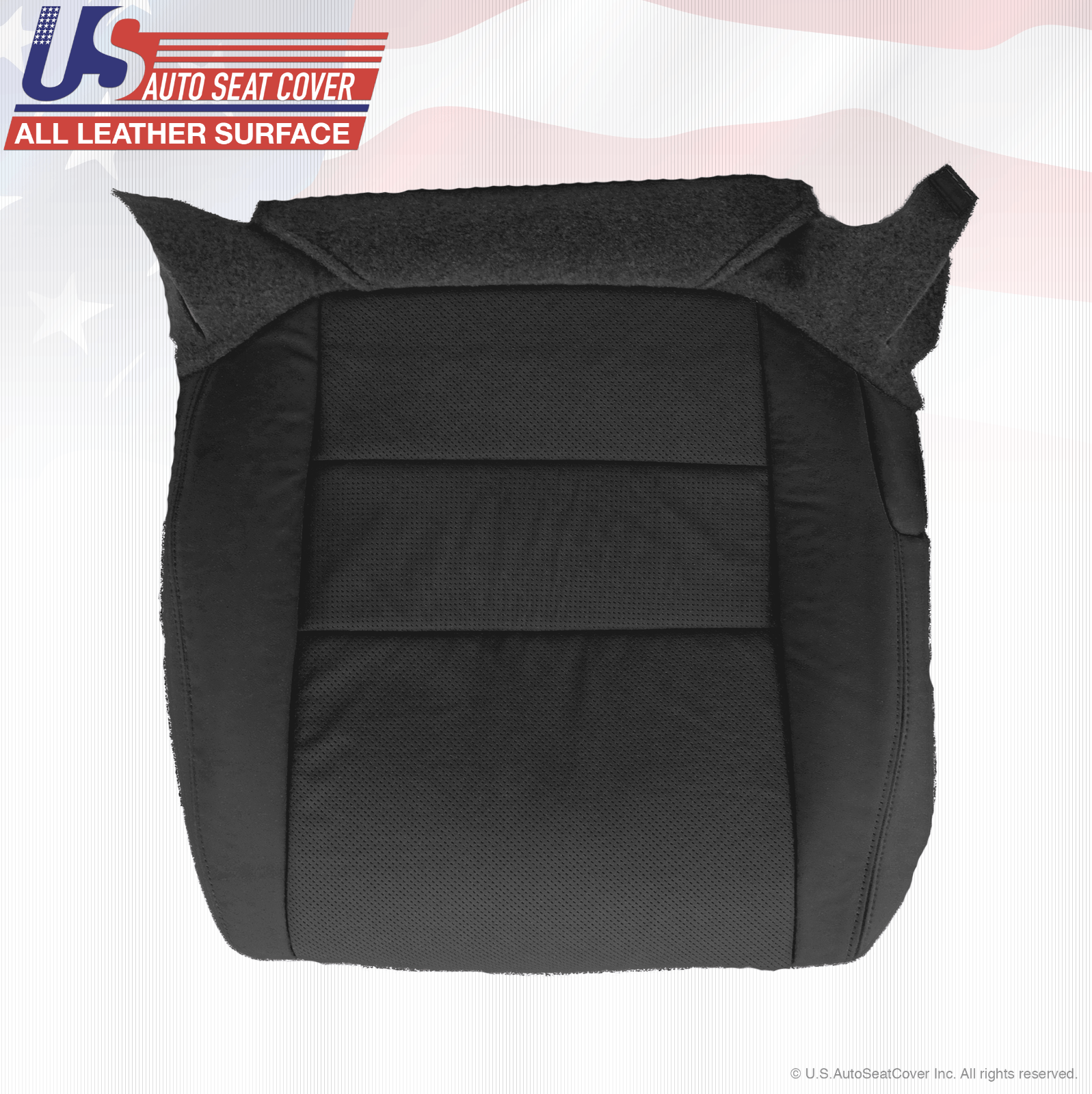 For 2007 Acura TL Front Driver Bottom Replacement Cover Perforated Leather Black