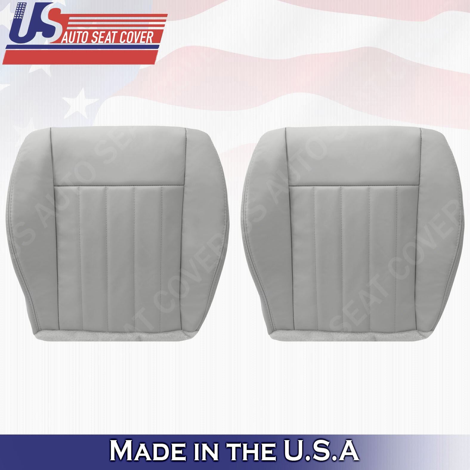 2005 2006 2007 For Jeep Liberty Driver & Passenger Bottoms Leather Cover Tan