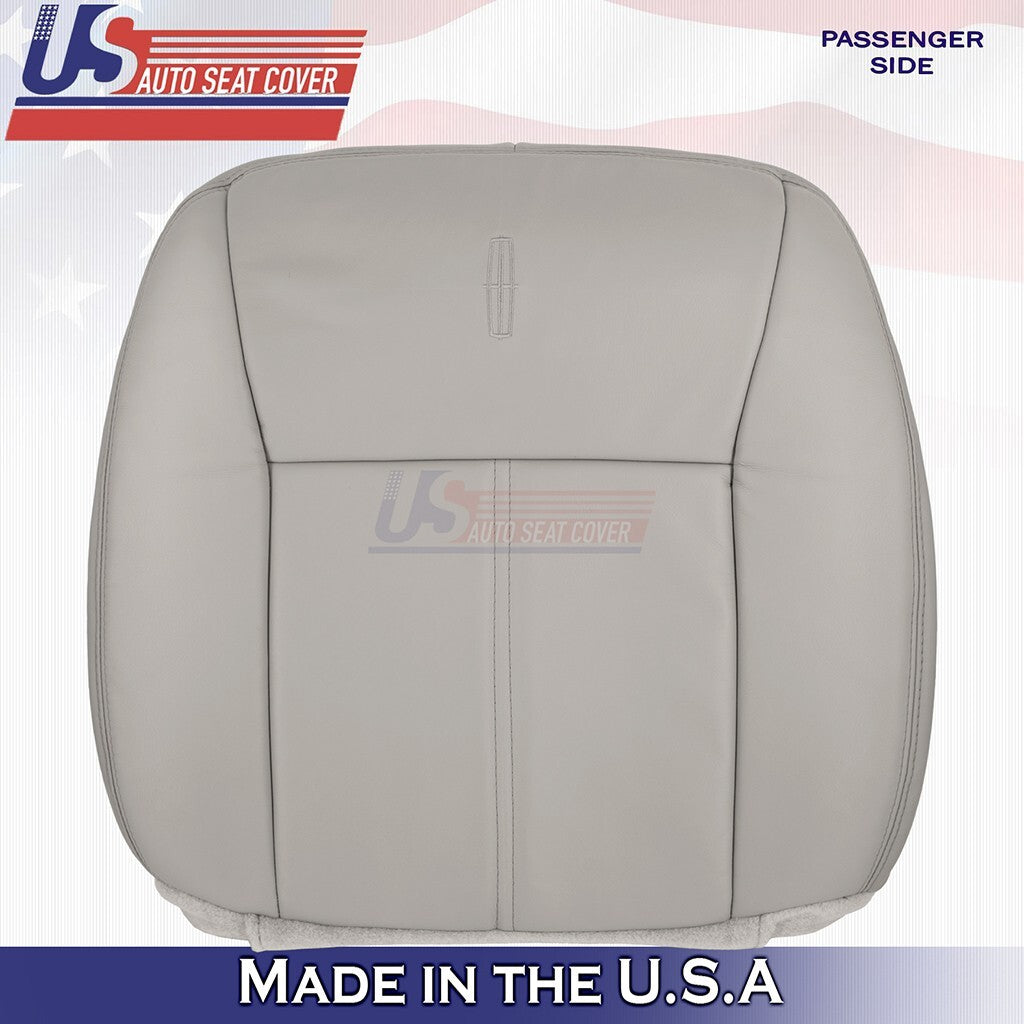 2003 2004 2005 2006 2007 For Lincoln Town Car Passenger Top Leather Cover Gray
