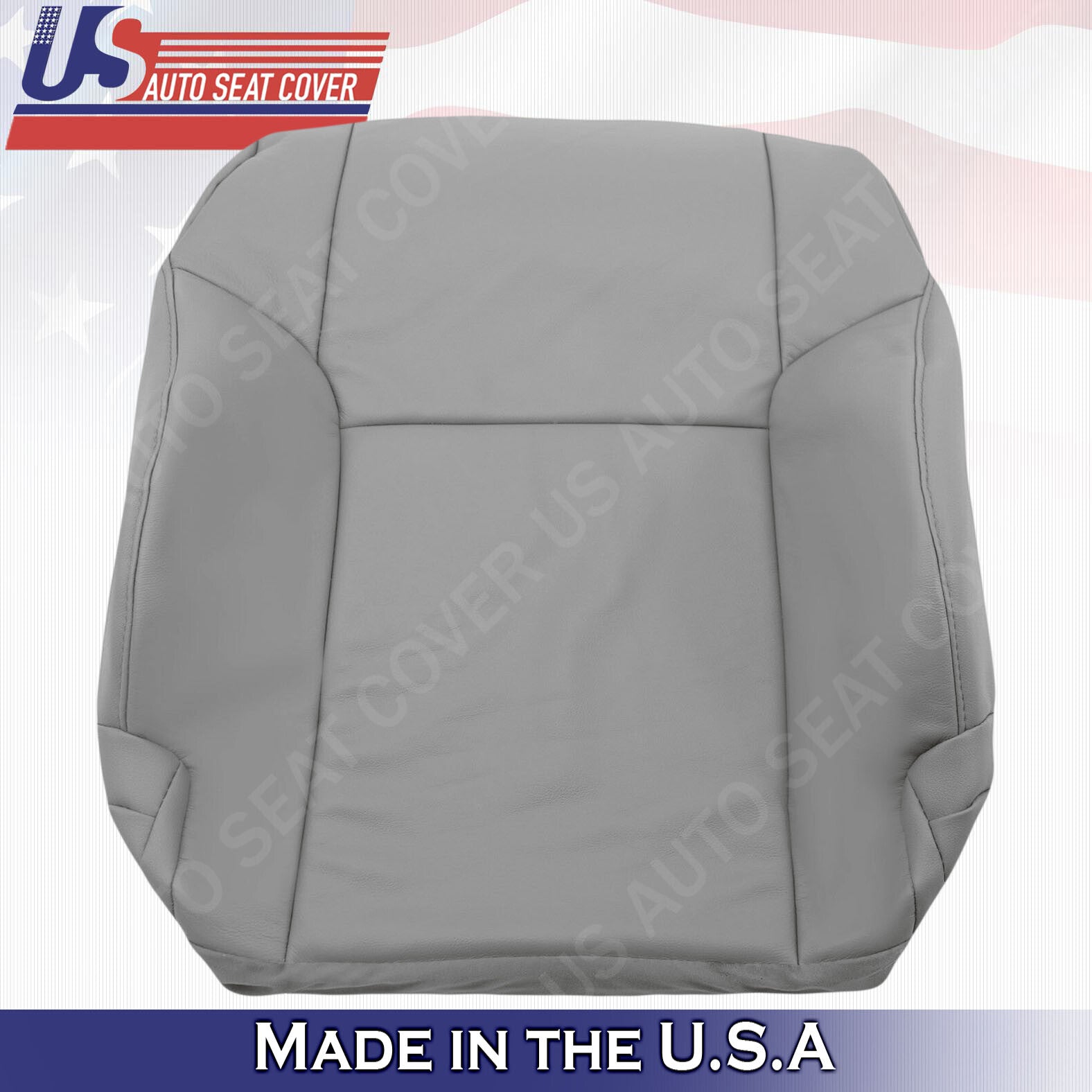 For 2003 to 2009 Toyota 4Runner SR5 Passenger Set Top Bottom Leather Cover Gray