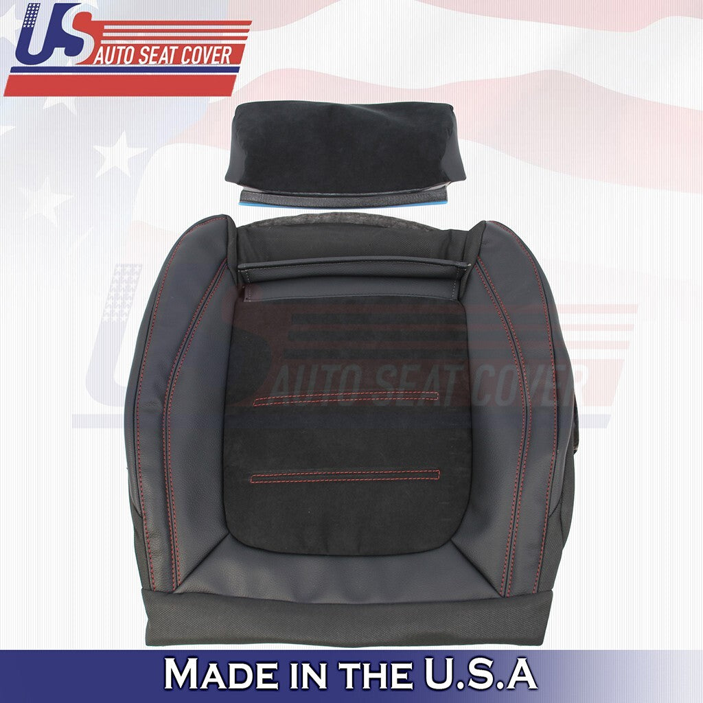 2020 2021 2022 2023 Mercedes Benz CLA200 Driver Bottom Leather Seat Cover Black