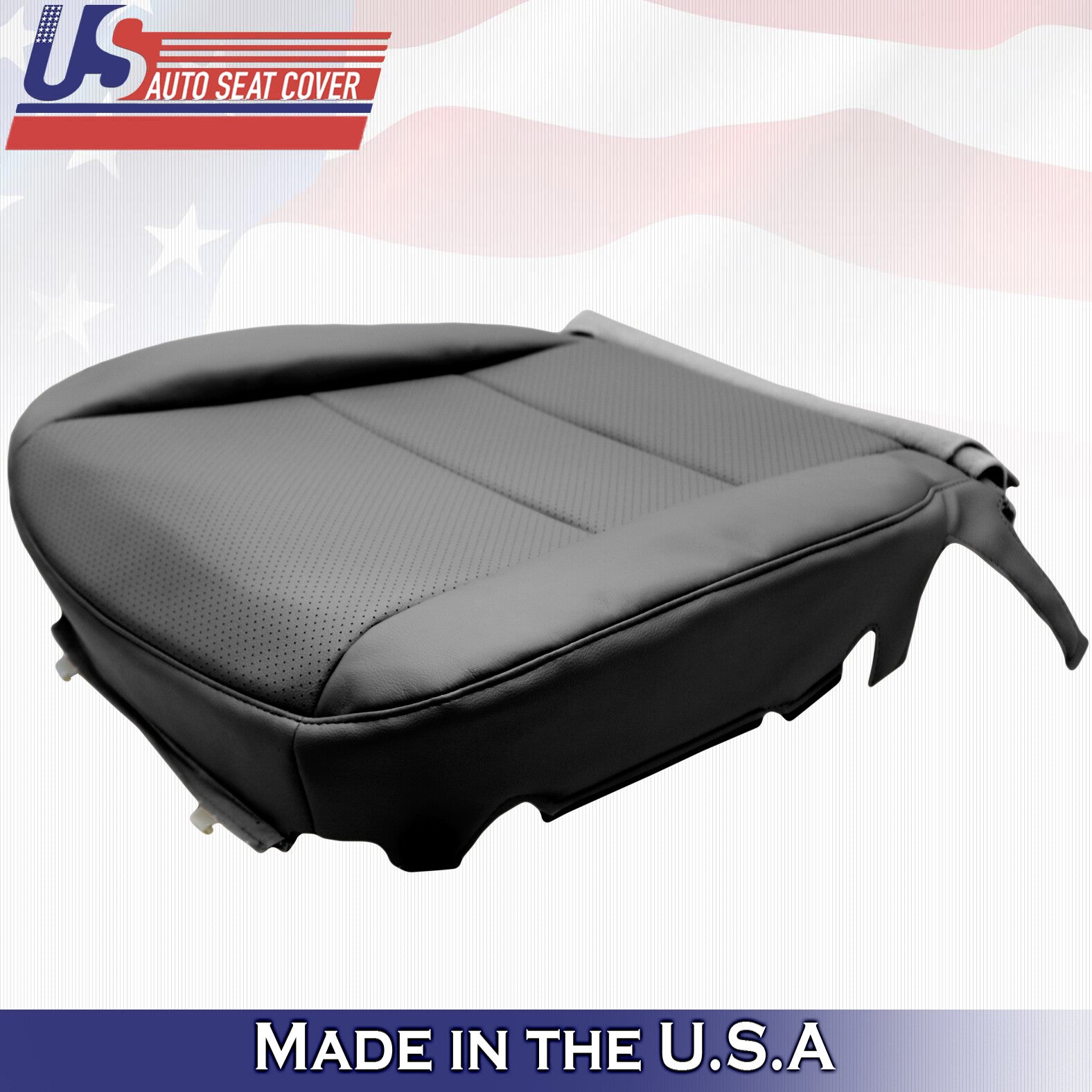 2005 2006 2007 2008 Fits Acura RL Driver & Passenger Bottoms Leather Cover Ebony