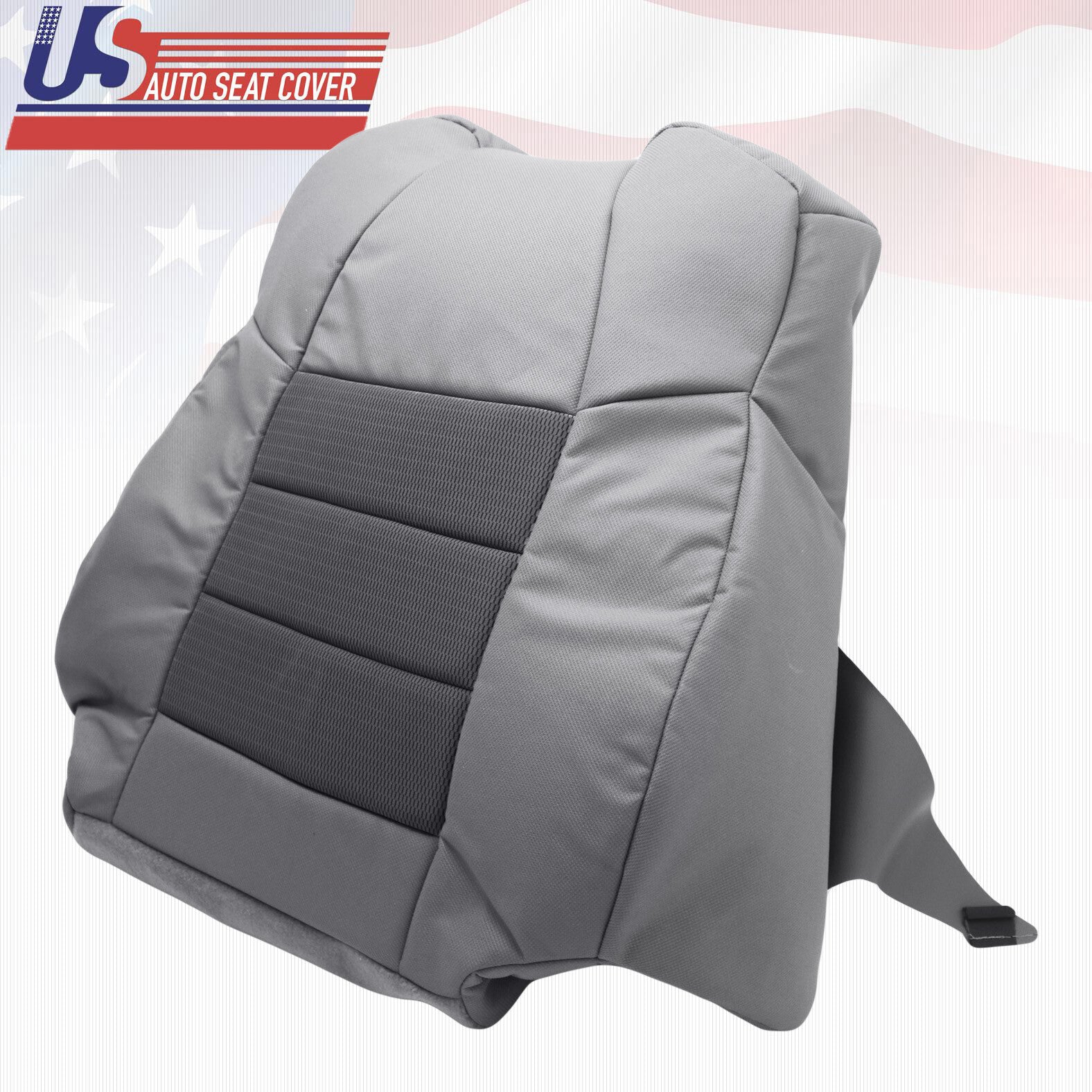 2003-2007 Ford F250 XLT Super-Cab X-Cab-Driver Side top Cloth Seat Cover Gray