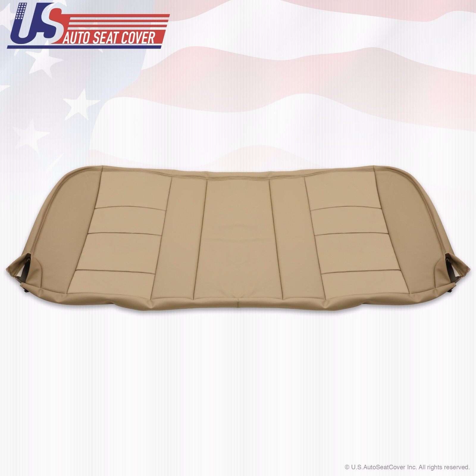 2002 2003 Ford F250 F350 Lariat Rear Bench Bottom Replacement Leather Cover Tan