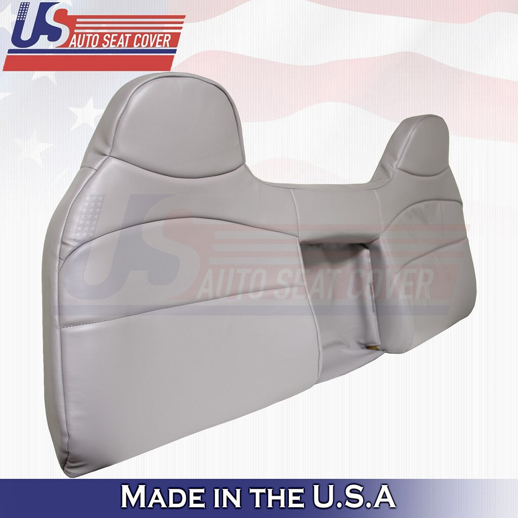1994 to 1997 Fits Ford F450 XLT Rear Bench Top & Bottom Vinyl Seat Cover Gray