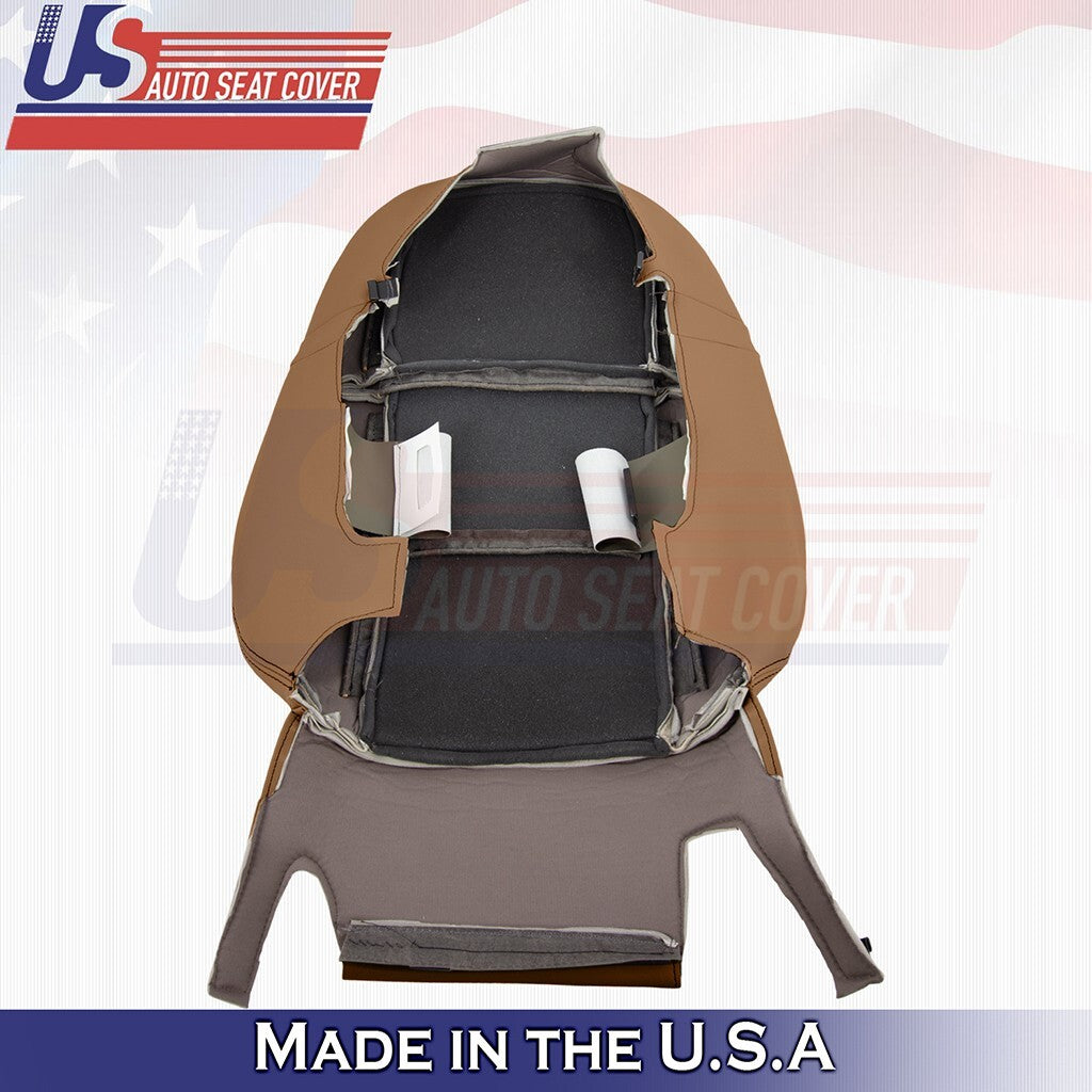 2013 to 2020 Fits Lexus GS350 F-Sport Passenger Top Leather Seat Cover Brown