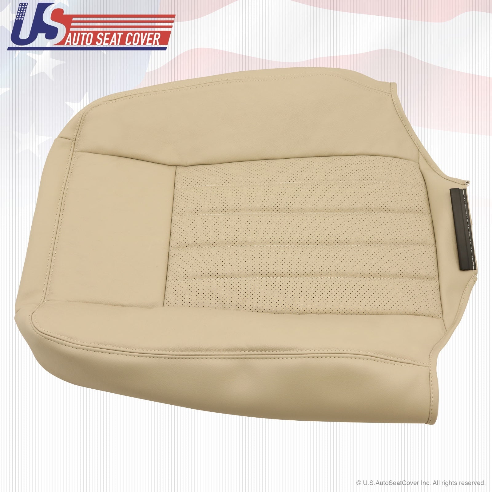 2003 2004 Lincoln Navigator Driver Upper Back Replacement Leather Seat Cover TAN