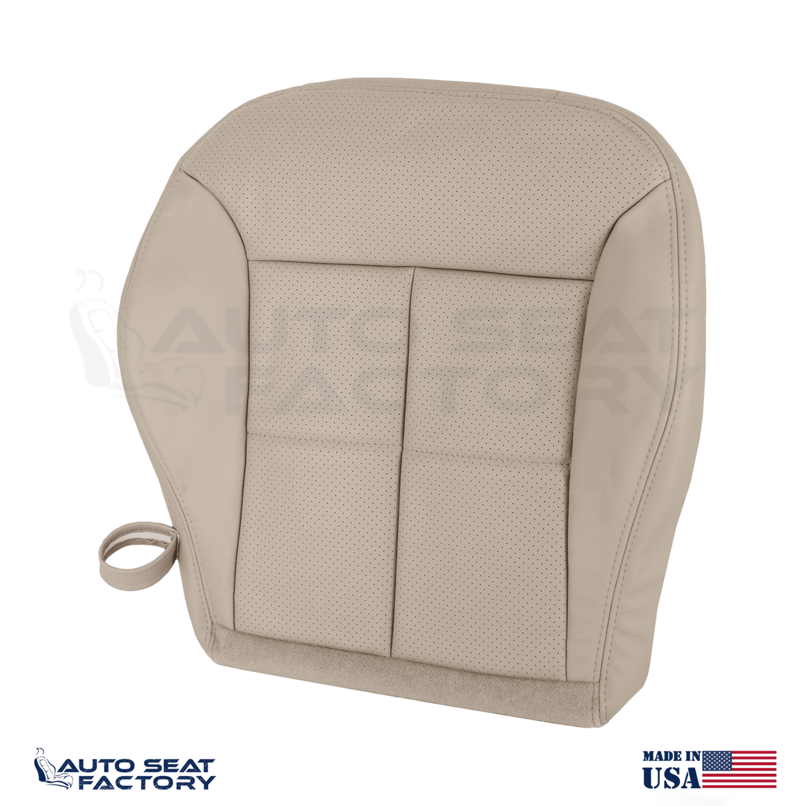 For 2007- 2010 Lincoln MKX Perforated RIGHT Bottom Cashmere Leather Seat Cover