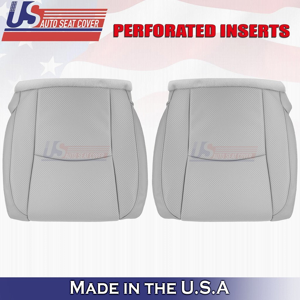 2003 to 2009 For Lexus RX330 Front Set Tops & Bottoms Synth Leather Cover Gray
