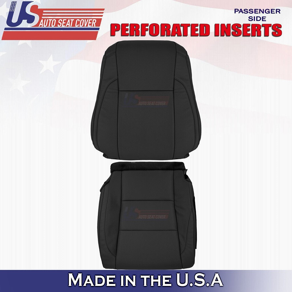 2014 2015 2016 For Toyota Highlander Passenger Top Bottom Leather Cover Black