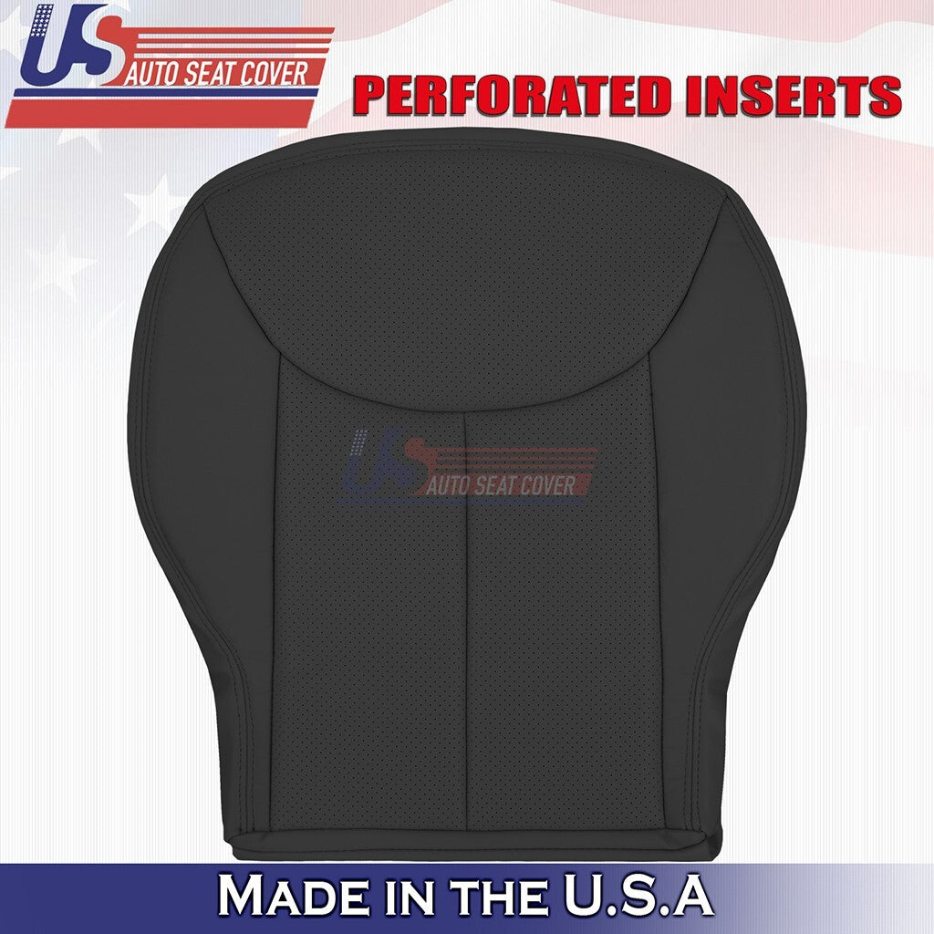 2003 to 2007 For Mercedes Benz SL500 Left & Right Bottoms Leather Cover Black