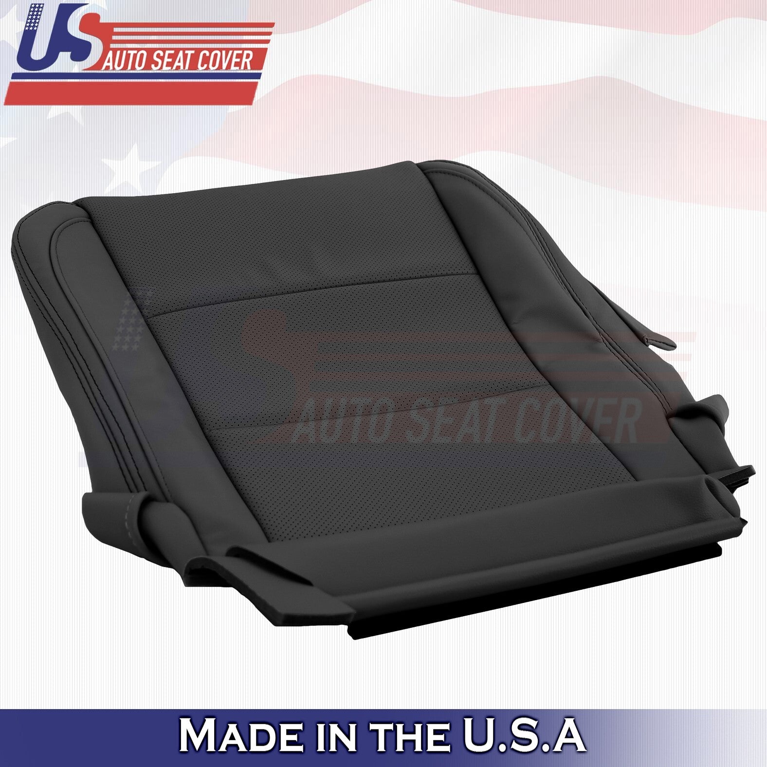 2013 - 2020 Fits Lexus GS350 GS300 Driver & Passenger Bottom Leather Cover Black