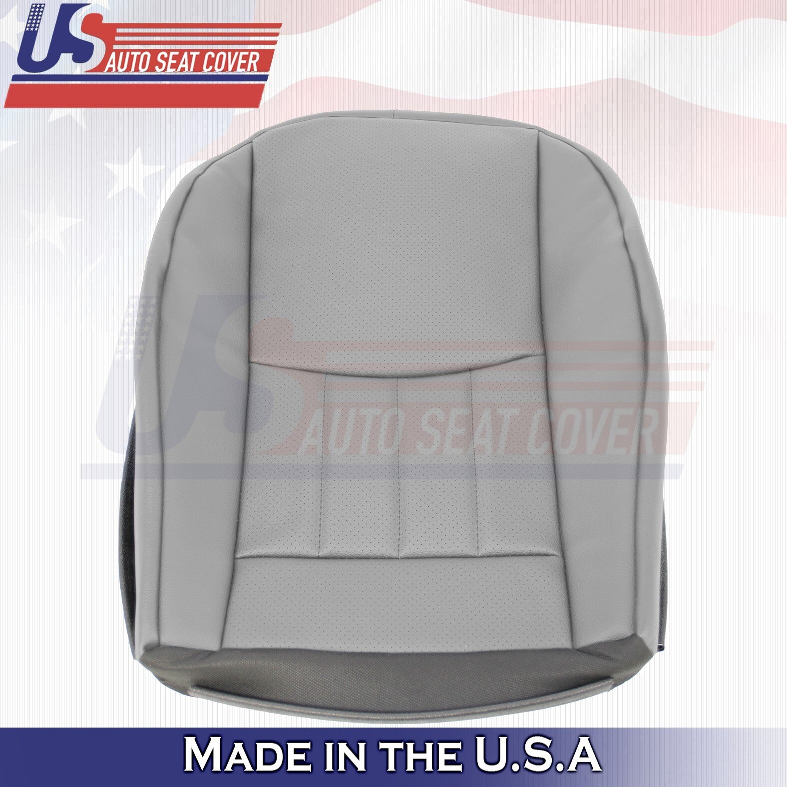 2006, 2007 For Mercedes Benz C280 Driver Bottom Leather Seat Cover Gray