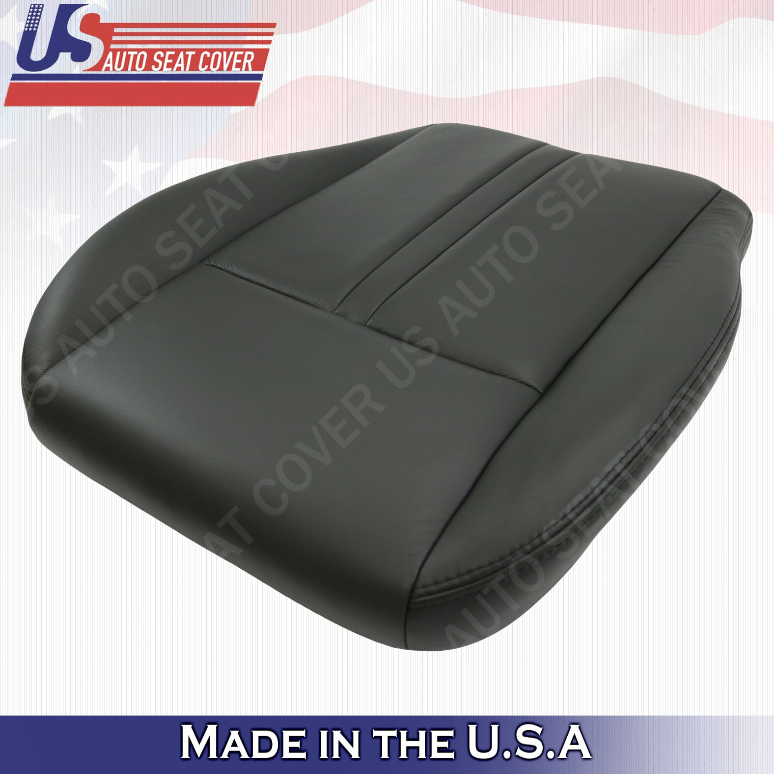 Passenger Bottom Leather Seat Cover BLACK 2005 2006 2007 For Jeep Grand Cherokee