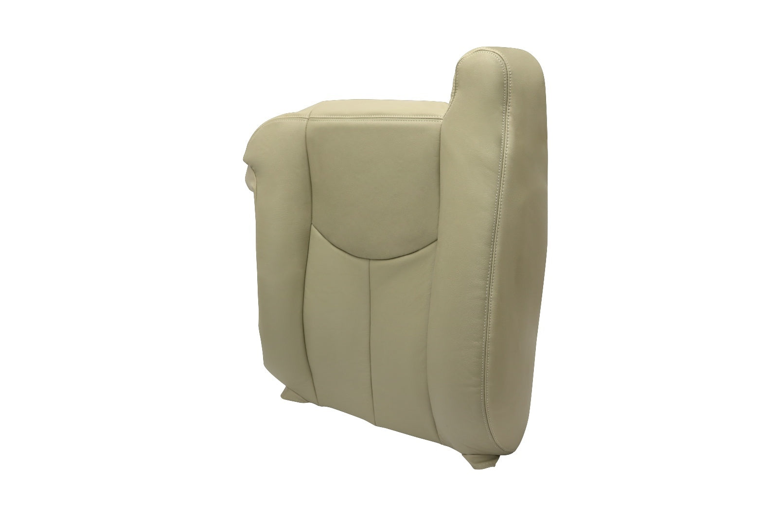 2003 2004 Chevy Tahoe Suburban Yukon Driver Top Lean Back Leather Seat Cover Tan