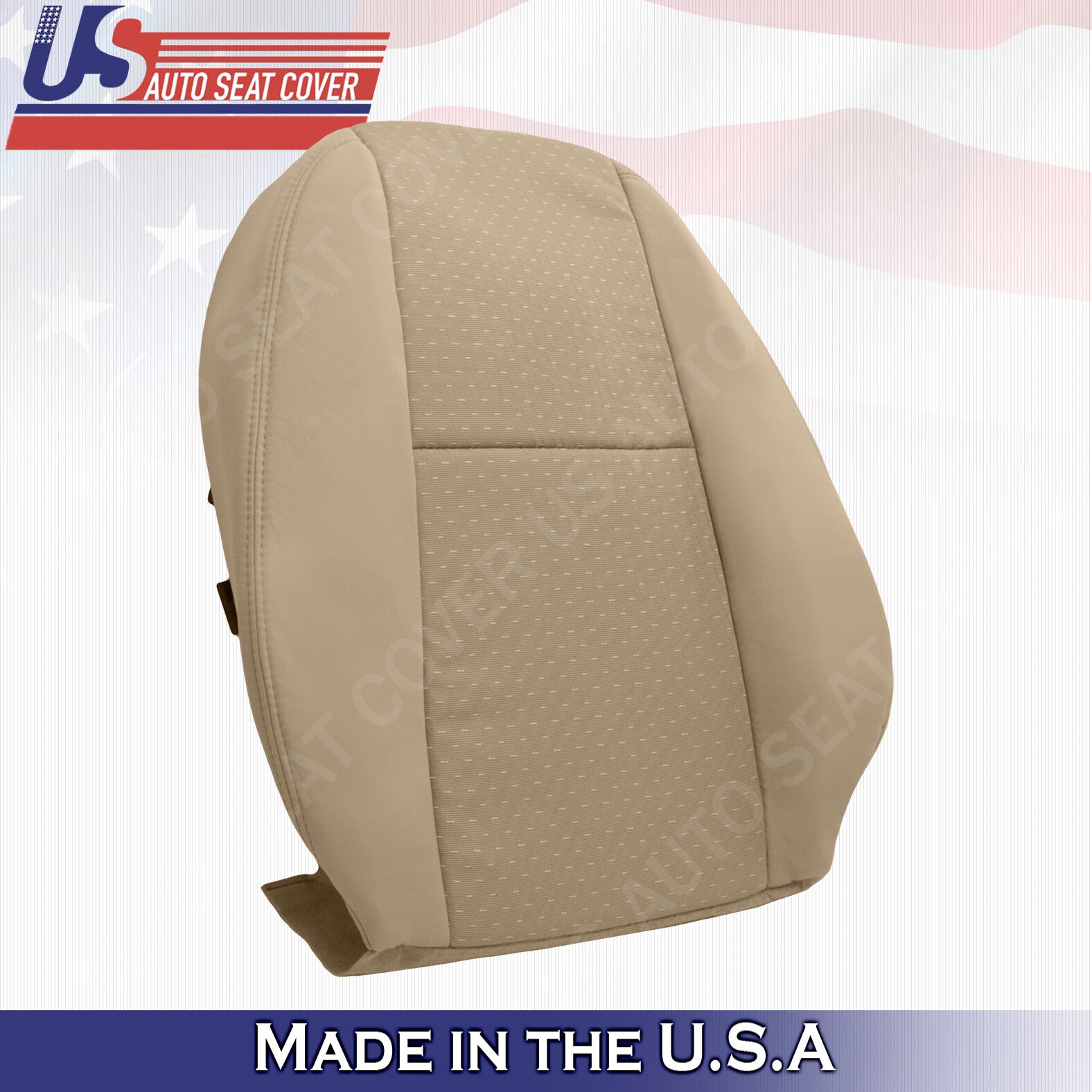 2009 to 2014 Chevy Silverado Driver & Passenger Tops Cloth Cover Cashmere Tan