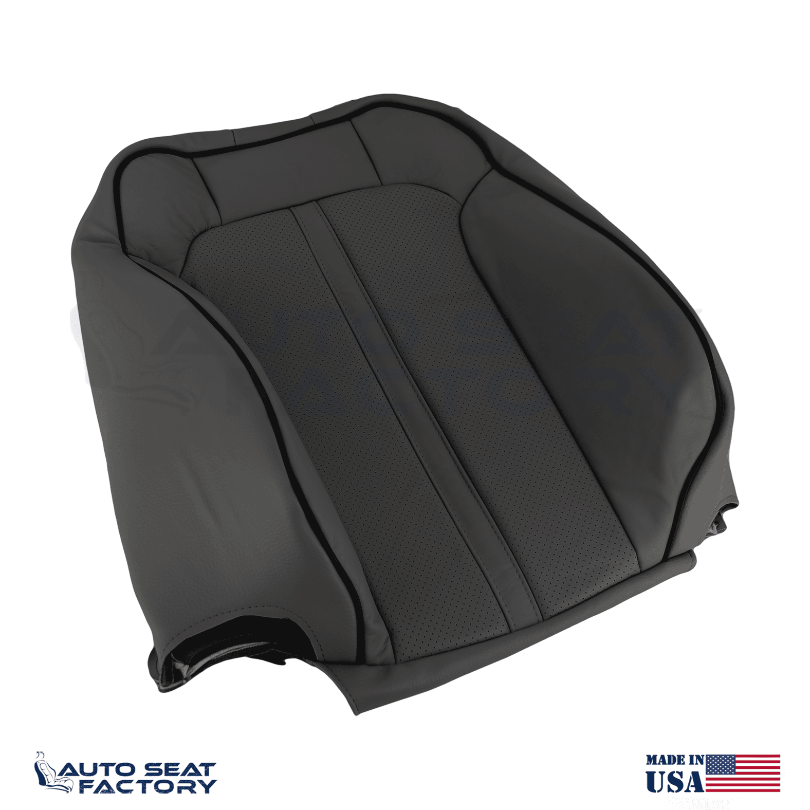 Replacement 2011 -2015 Lincoln MKX Perforated Black Vinyl Seat Covers 4PCS