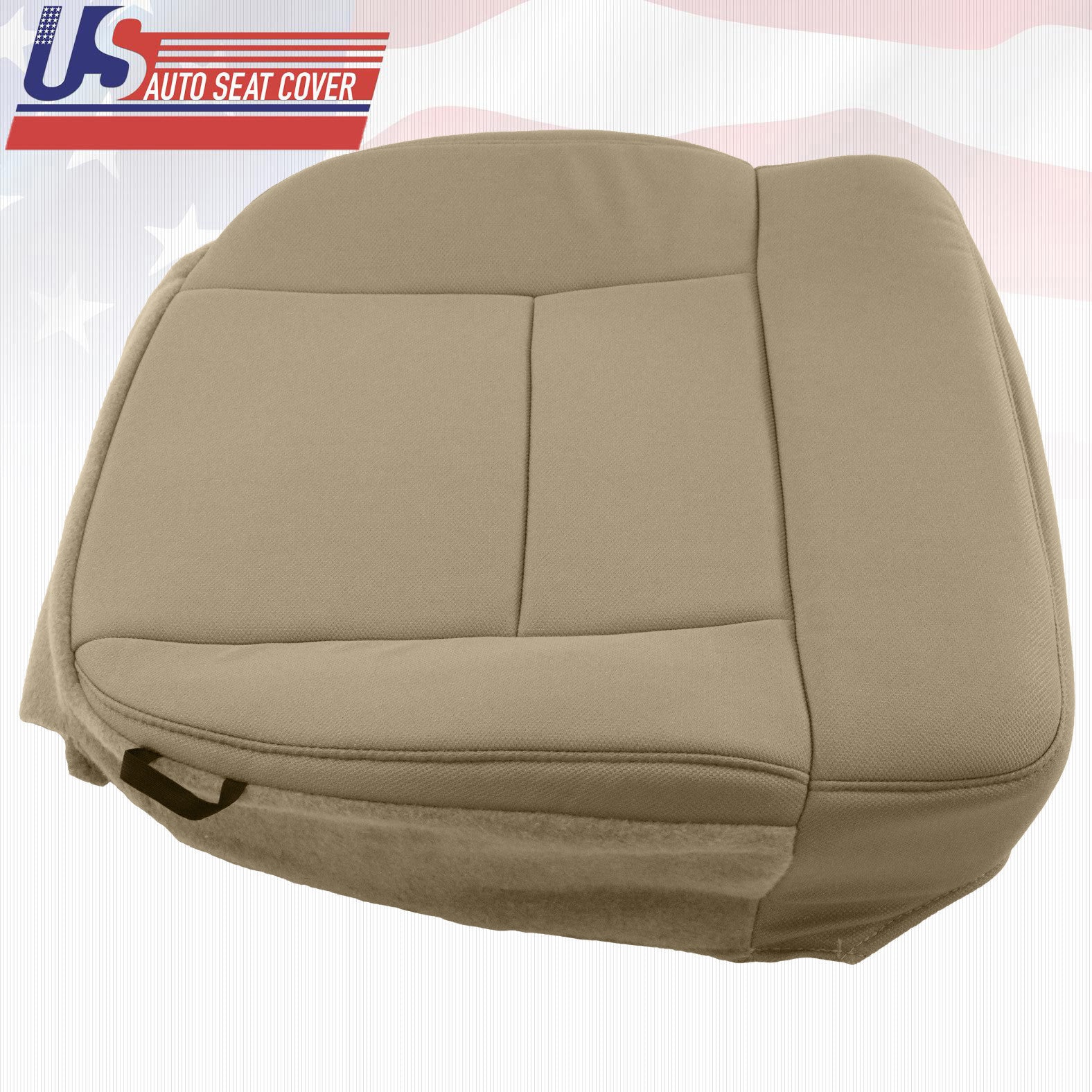 2004 2005 Ford F150 STX XL Driver Bottom Replacement Cloth Seat Cover Pebble Tan