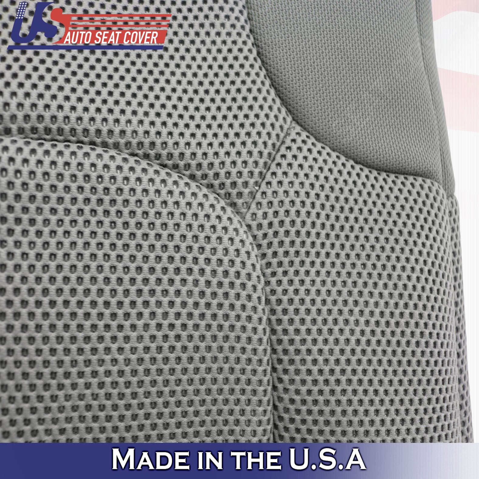 Fits For Nissan Frontier 2005 to 2019 Driver Top Cloth Seat Covers Steel Gray