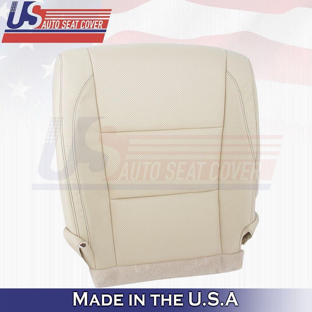 2018 2019 Fits Toyota Highlander Driver Top & Bottom Leather Seat Cover Tan