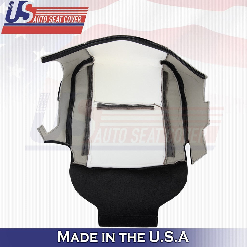 2002-2006 Fits Toyota Camry Passenger Bottom & Top Leather Seat Cover Black