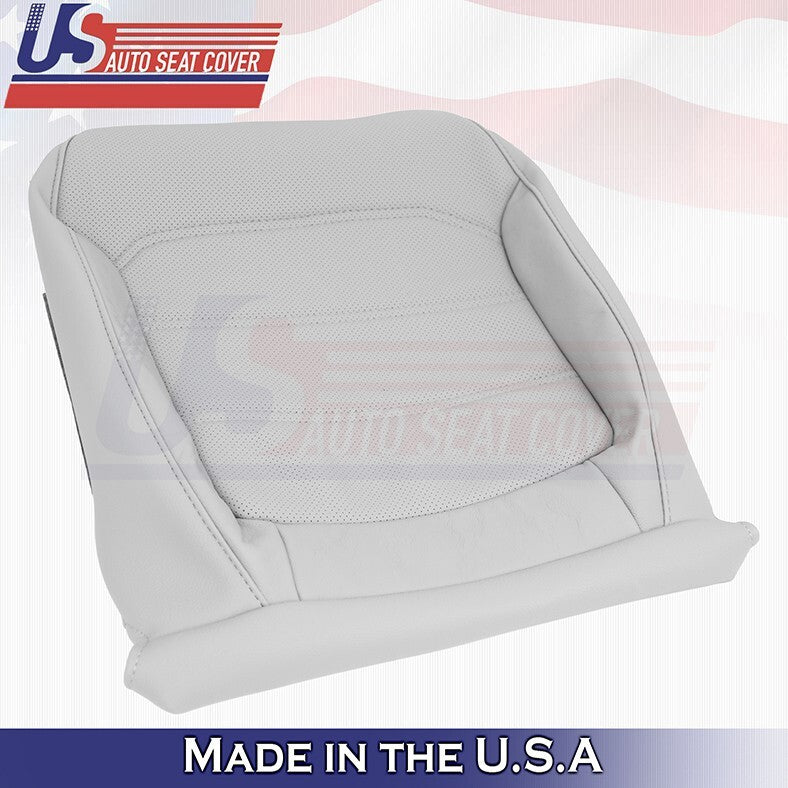 2012 to 2020 For Volkswagen Passat Front Driver Bottom Leather Seat Cover Gray