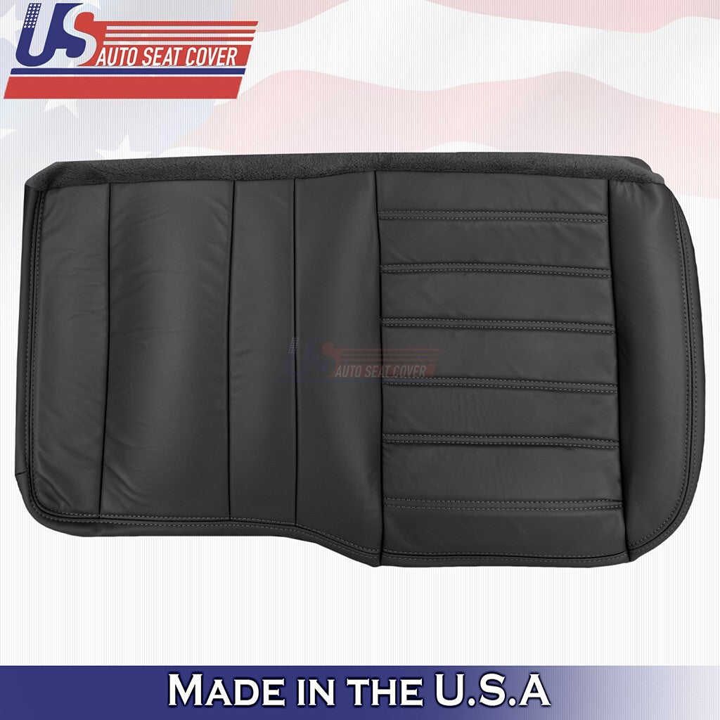 2003 to 2007 FOR Hummer H2 REAR Driver Bench Bottom Leather Seat Cover Black