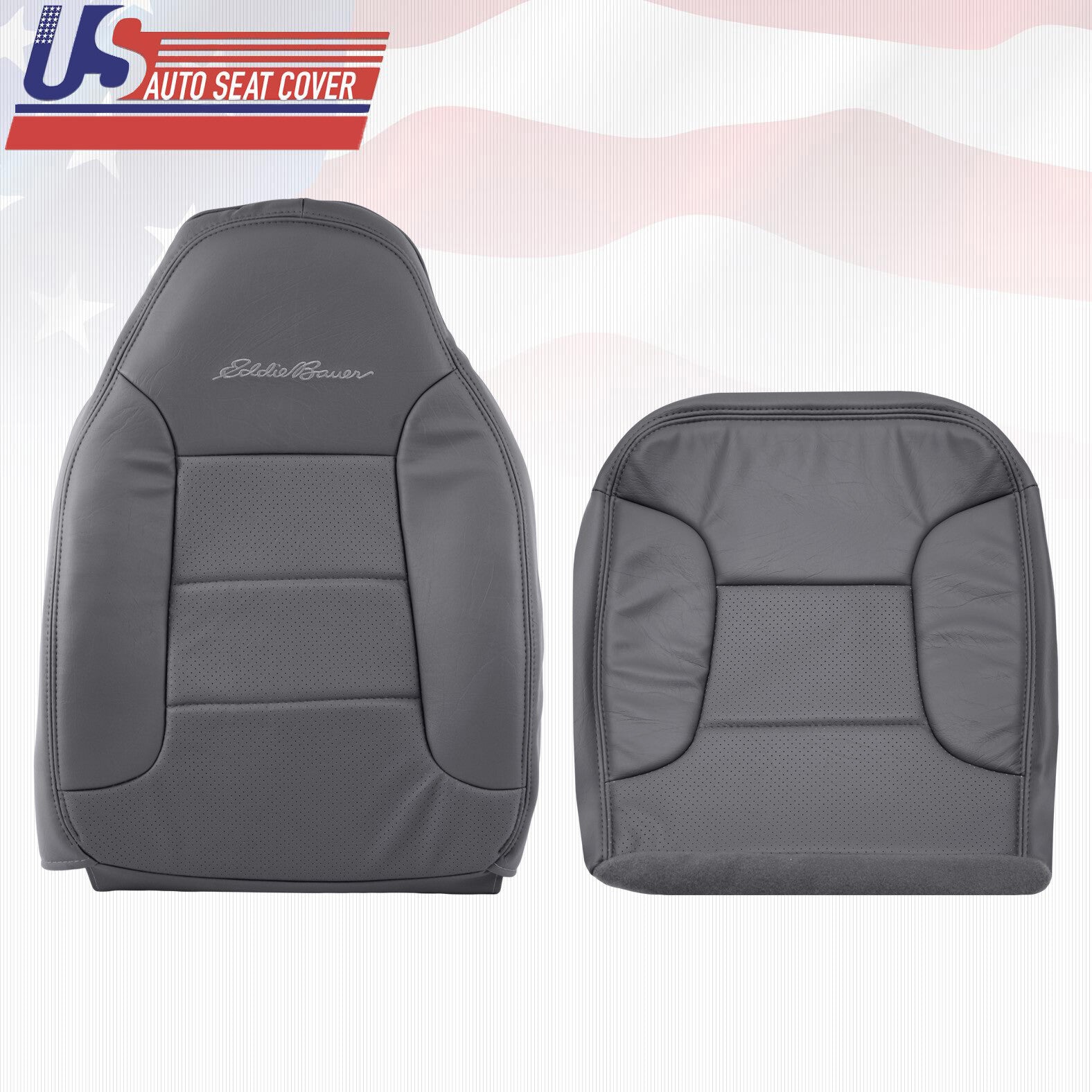 1993 1994 1995 1996 Ford Bronco Eddie Bauer Replacement Seat Cover Dark Graphite