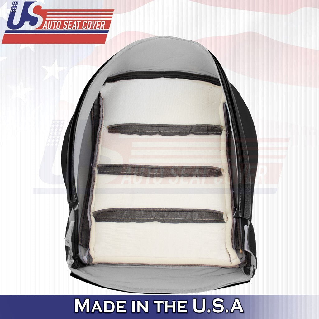 1999 to 2004 For Volkswagen Jetta Driver Bottom Leather Seat Cover Black