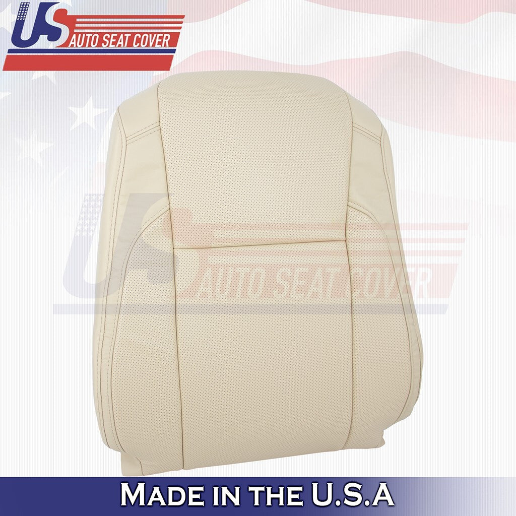 2014 2015 2016 2017 Fits Toyota Highlander Passenger Top Leather Seat Cover Tan