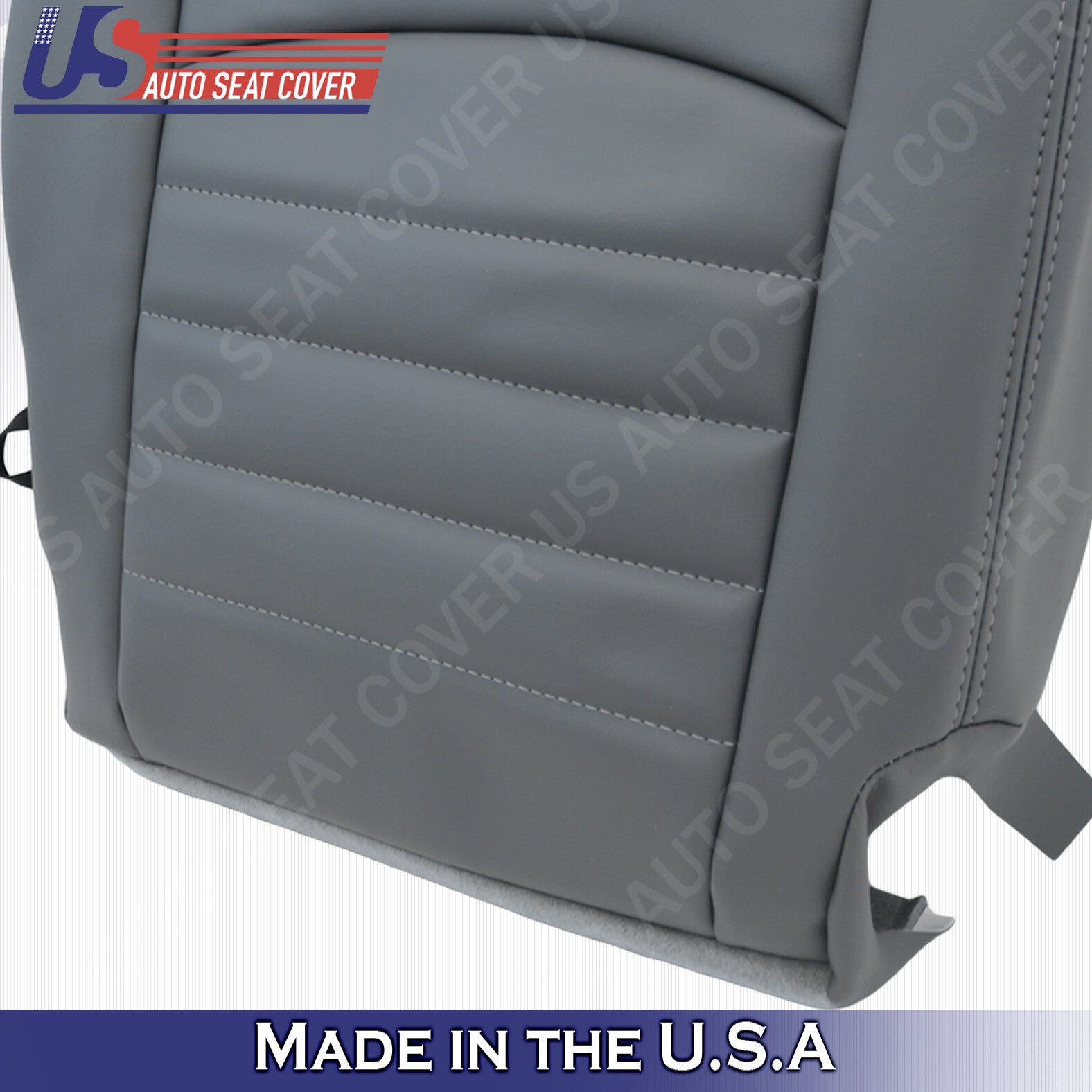 2016-2018 Fits Dodge Ram 2500 ST Base- BOTTOMS Vinyl Seat Cover Replacement Gray