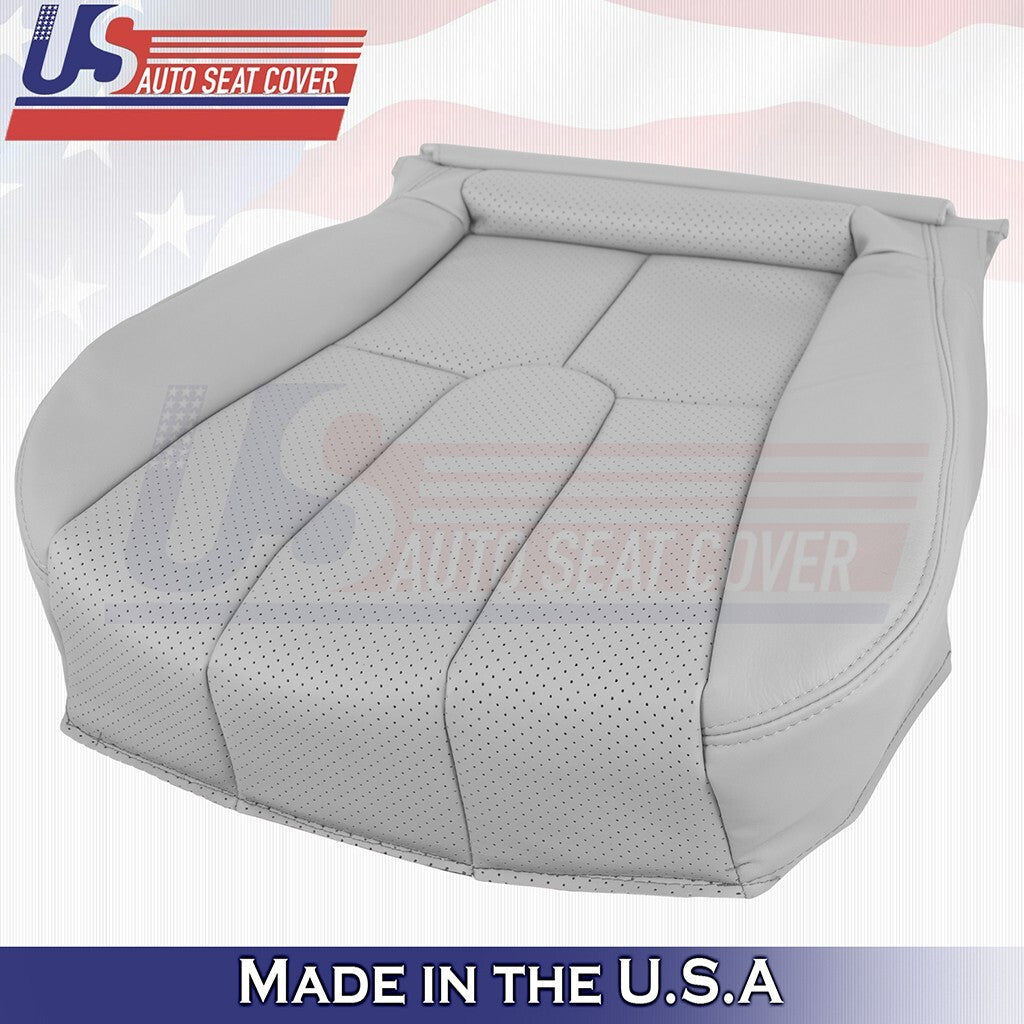 2003 2004 Fits Infiniti G35 Coupe Driver Bottom Leather Seat Cover Stone Gray