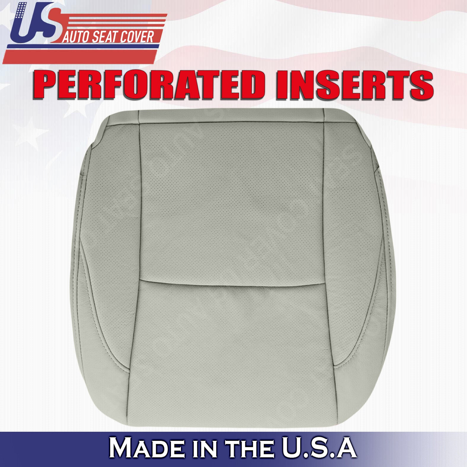 2010 2011 2012 For Lexus ES350 Driver Side Bottom Leather Seat Cover Gray