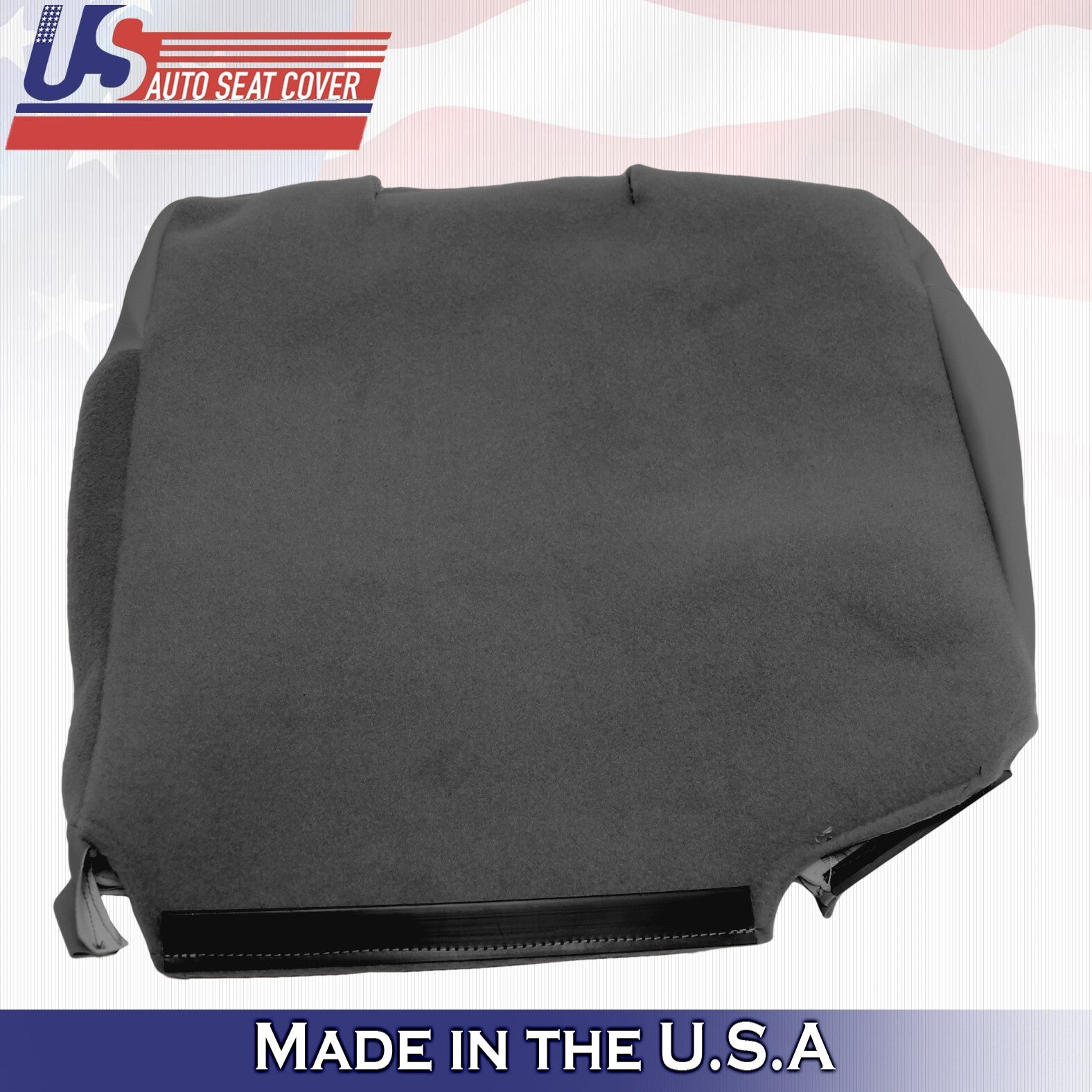 1999 to 2002 For Chevy Silverado 2nd Row Driver&Passenger Top Leather Covers BLK