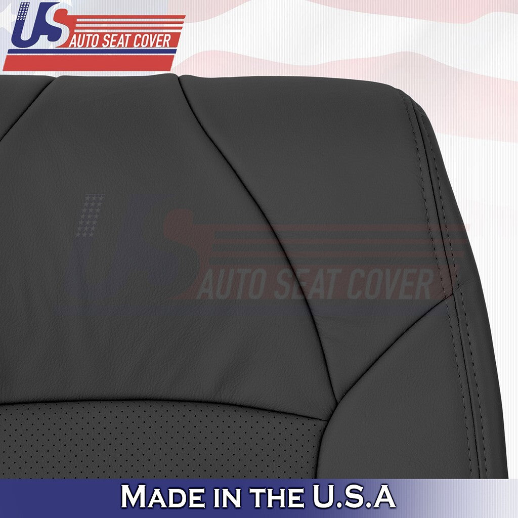 2002 2003 Compatible with Acura TL Type S Passenger Top Leather Seat Cover Black