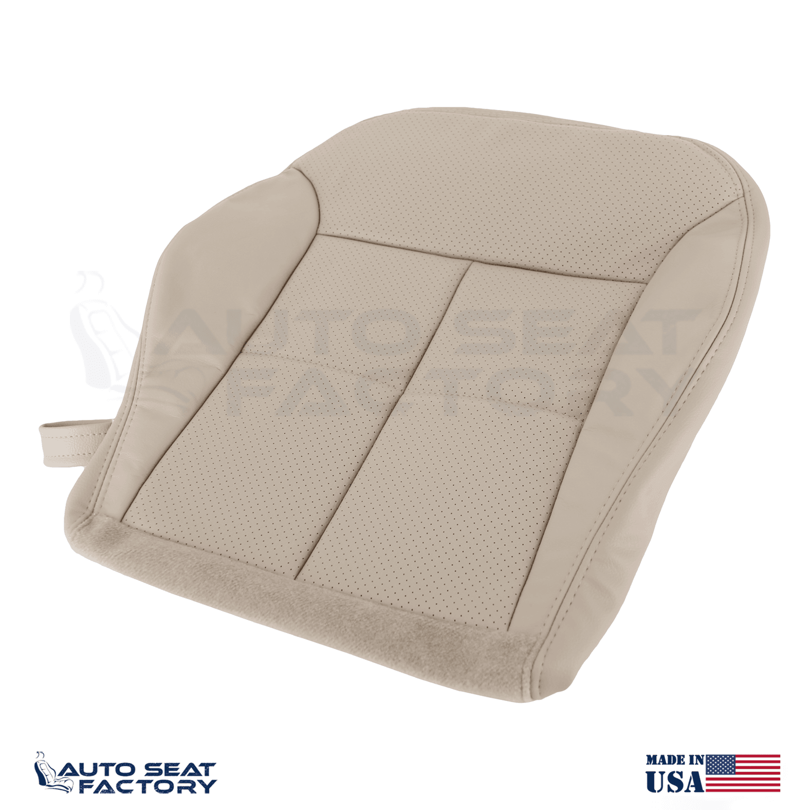 For 2007- 2010 Lincoln MKX Perforated RIGHT Bottom Cashmere Leather Seat Cover