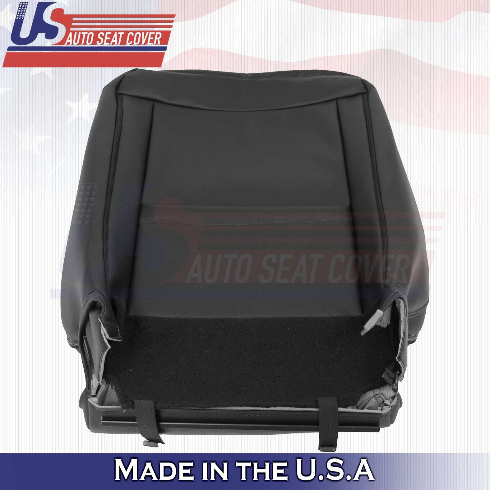 2014 to 2019 For GMC Sierra Denali Passenger Top Perforated Leather Cover Black