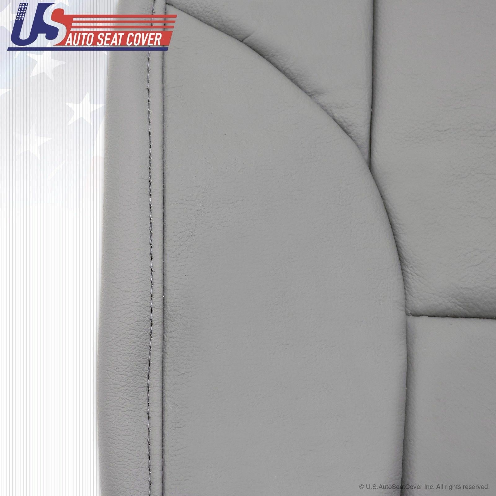 Passenger Lower Bottom Leather Seat Cover Gray Fits 2003-2009 Toyota 4Runner
