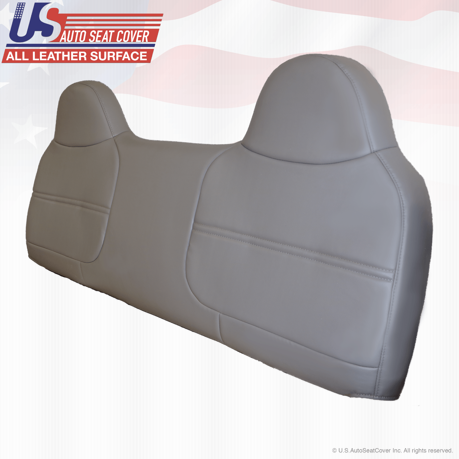 1999 to 2002 Fits Ford F350XL Work Truck Bench Lean Back Vinyl Seat Cover Gray
