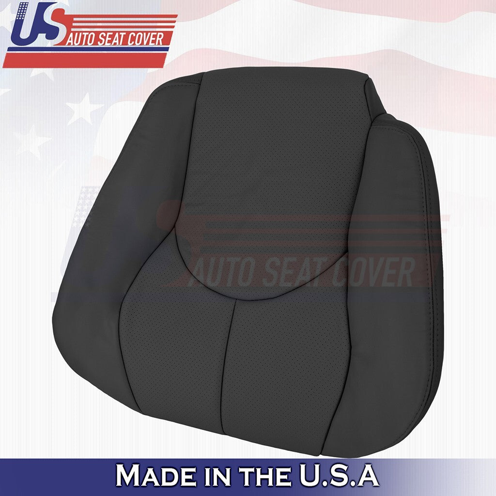 1996 to 2002 Fits Mercedes Benz SL500 Driver Top Perforated Leather Cover Black