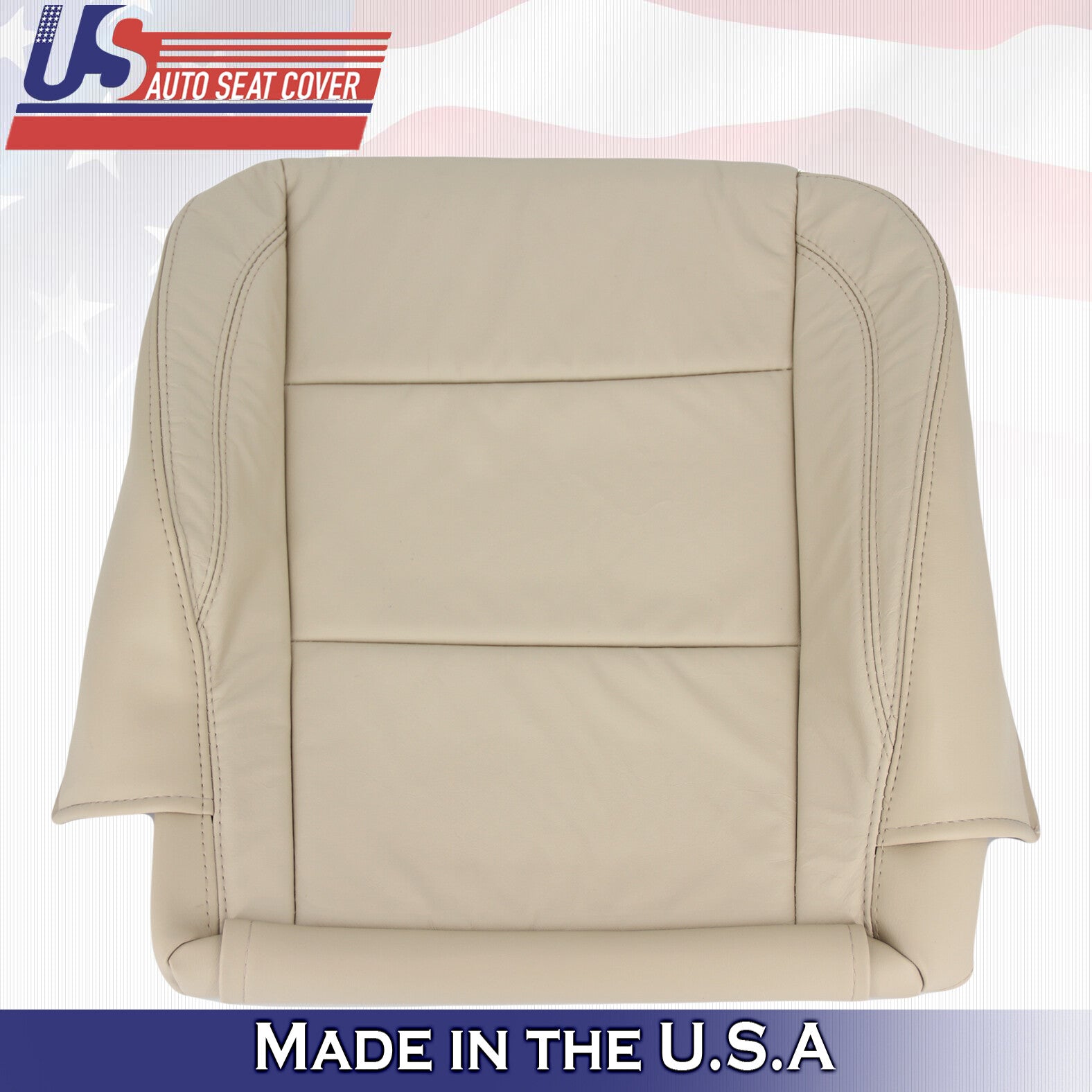2004 - 2010 For Infinity QX56 Passenger Side Bottom Leather Seat Cover in Tan