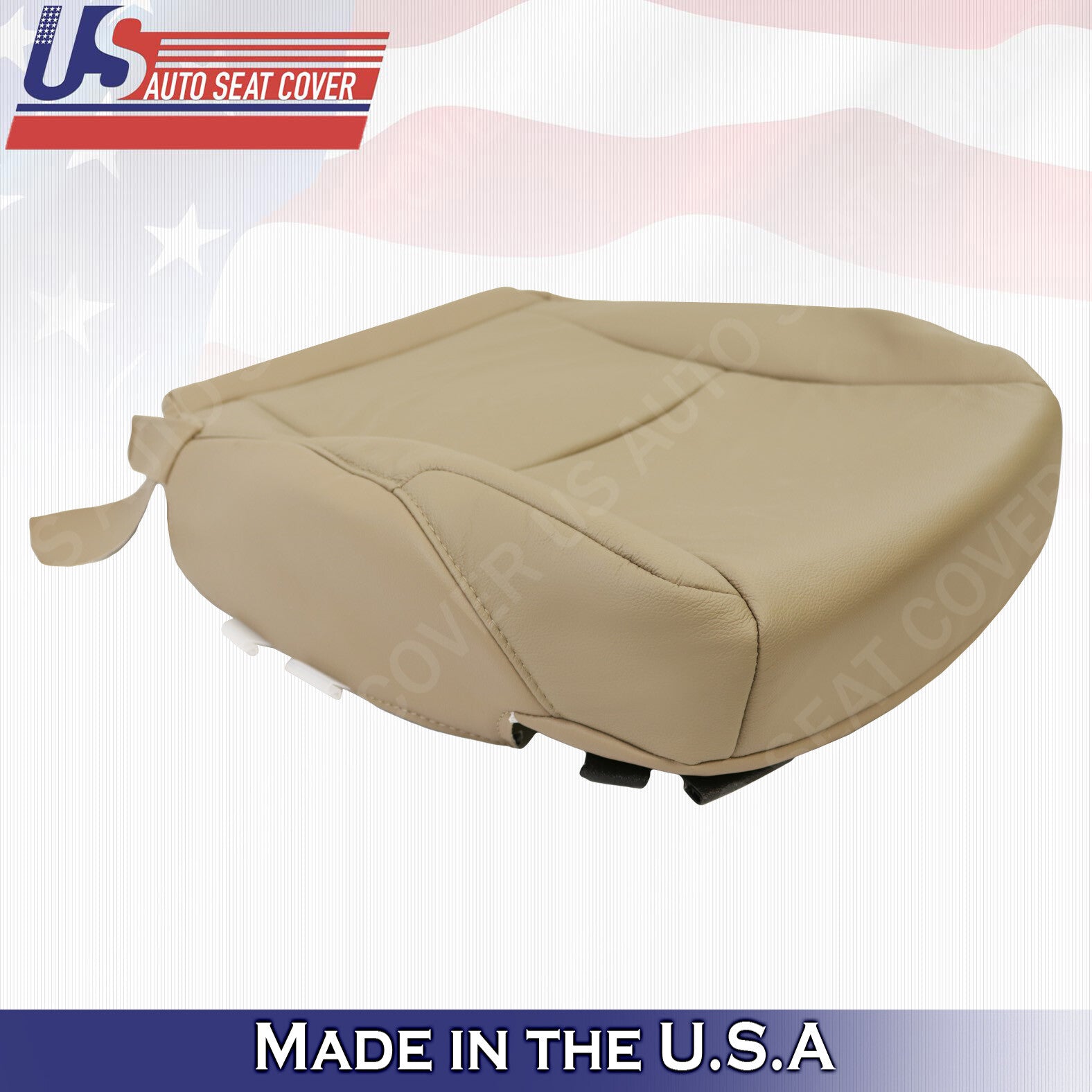Leather Cover Fits 2010-2011-2012-2013-2014 Toyota 4Runner Driver Bottom In Tan