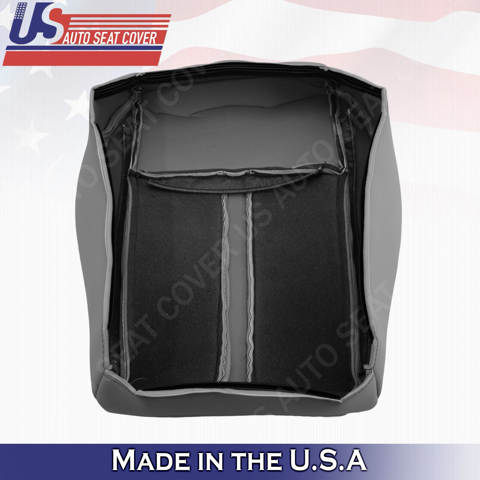 2005 2006 2007 For Jeep Grand Cherokee Passenger Bottom Leather Cover 2Tone Gray