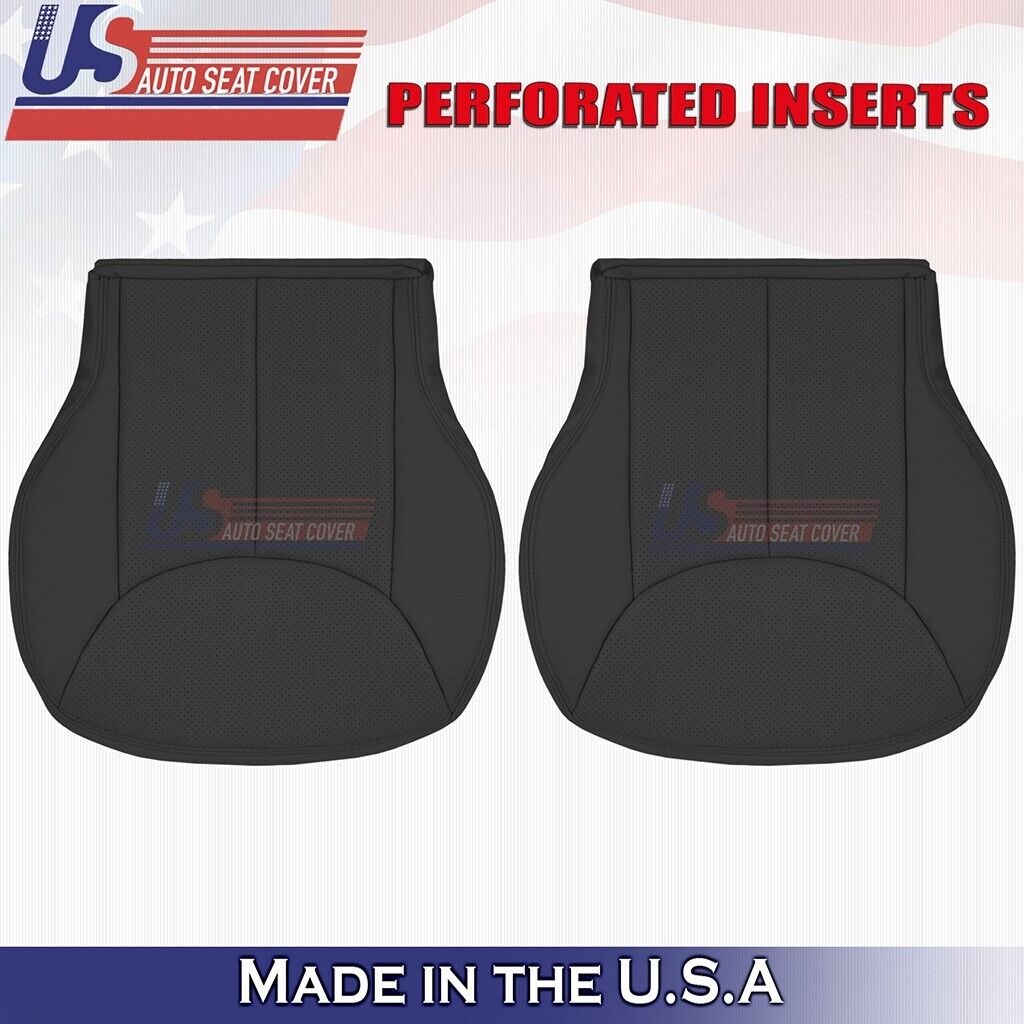 2003 to 2007 For Mercedes Benz SL500 Left & Right Bottoms Leather Cover Black