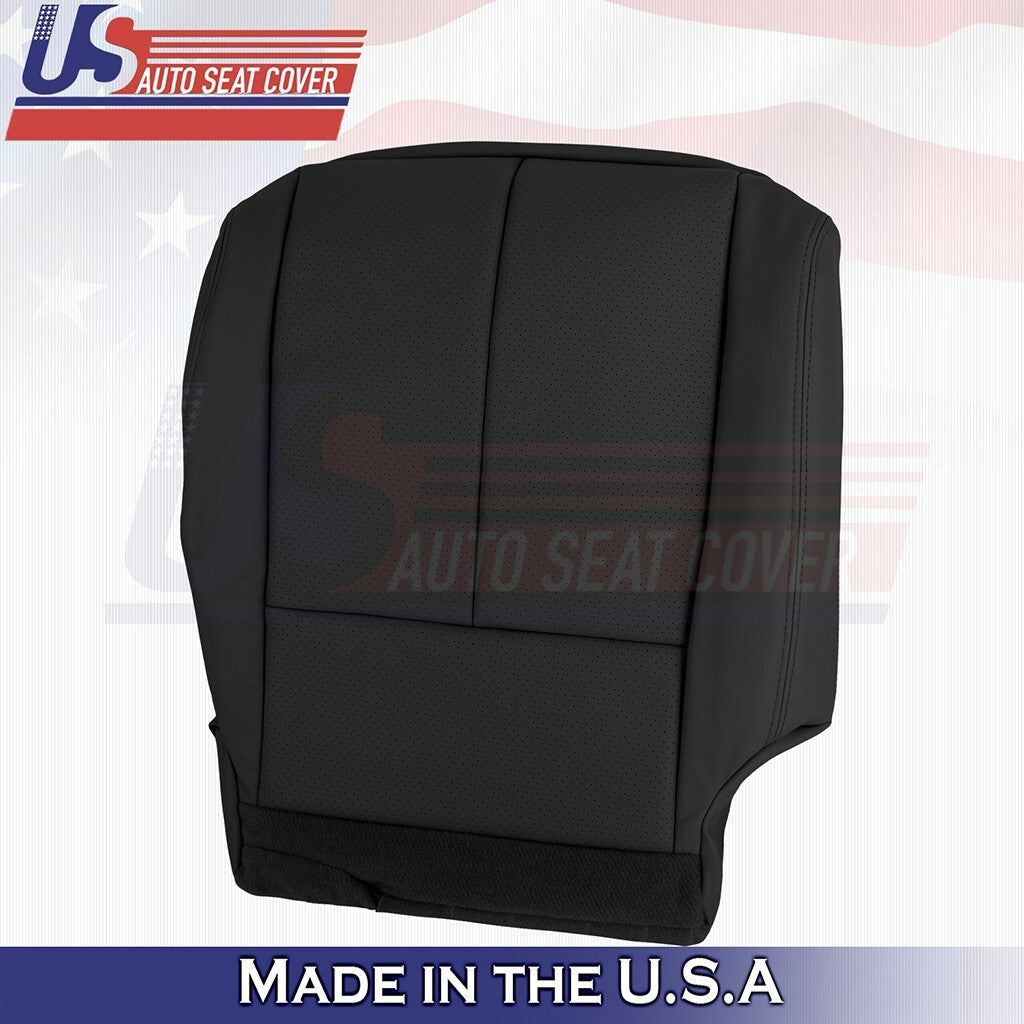2015 to 2023 Fits Nissan Murano Passenger Bottom Leather Seat Cover Black