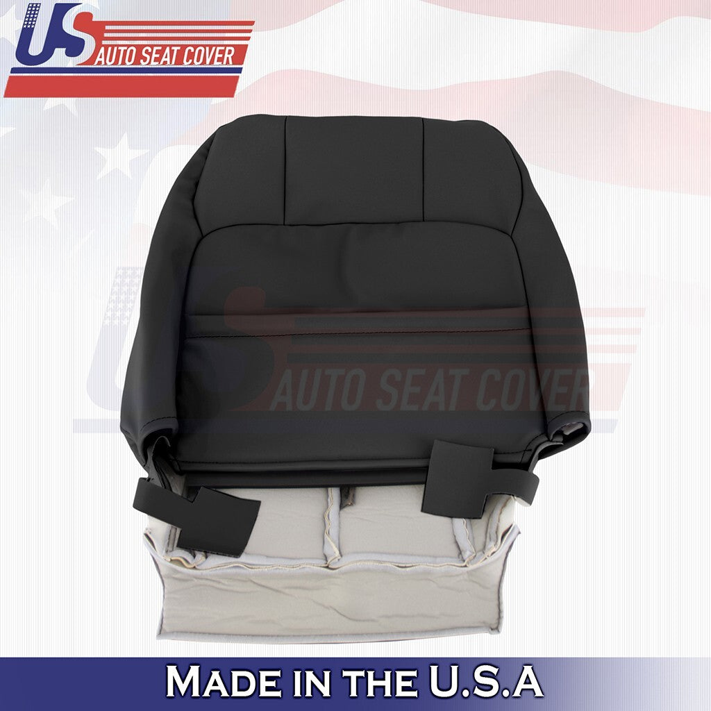 1999-2003 For Toyota Camry Solara Driver & Passenger Tops Leather Cover Blk