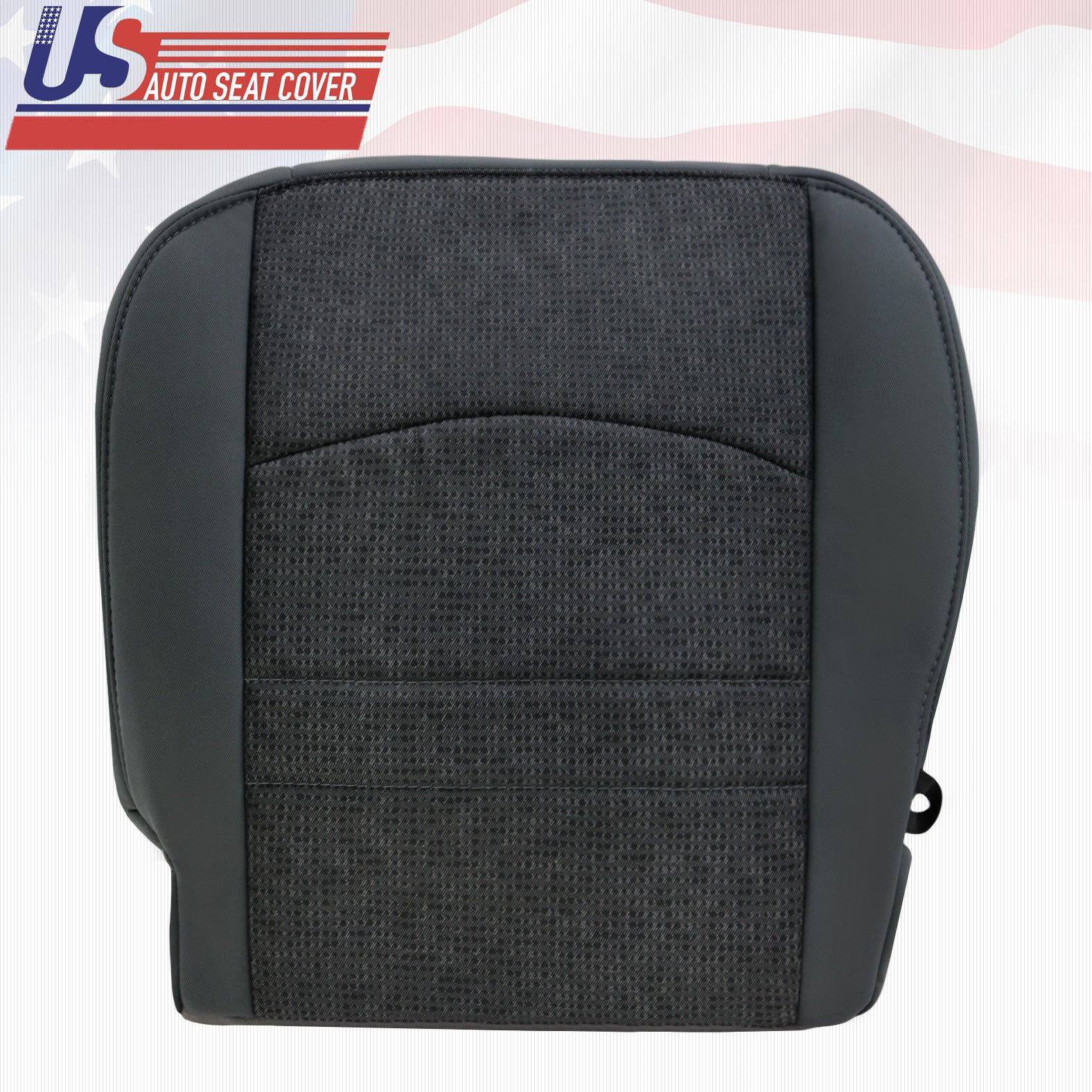 2013 to 2018 Fits Dodge Ram SLT Outdoorsman Driver Bottom Cloth Seat Cover Gray