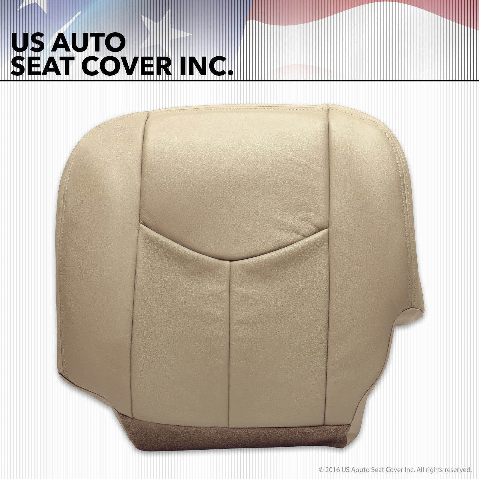 2003 To 2006 Suburban Driver Bottom Leather Seat Cover With Power Option Pre-Cut