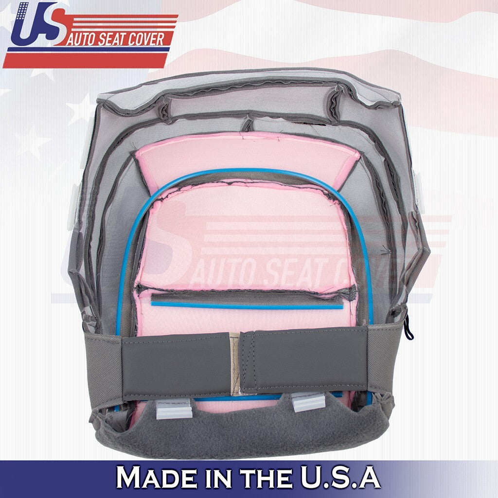 2015 to 2021 For Chevy Colorado Front Passenger Bottom Cloth Seat Cover Gray